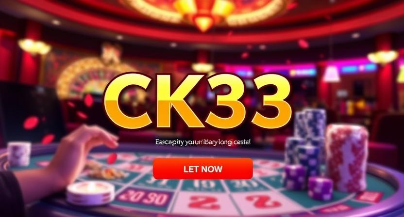 Clean and intuitive CK33 login interface